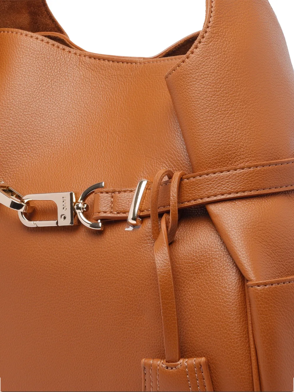 LIU JO Shopper met logo Bruin