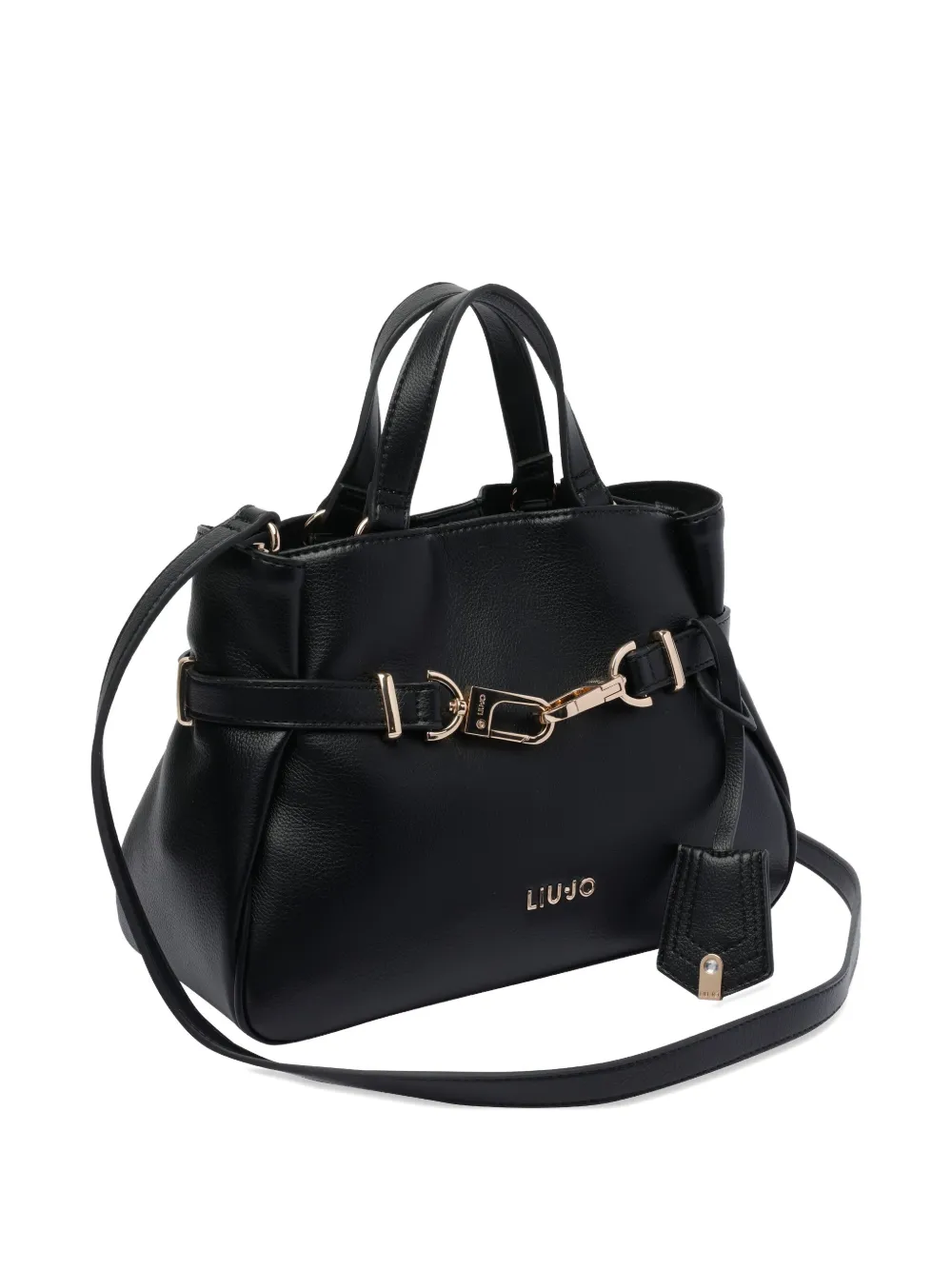 LIU JO Shopper met logo Zwart