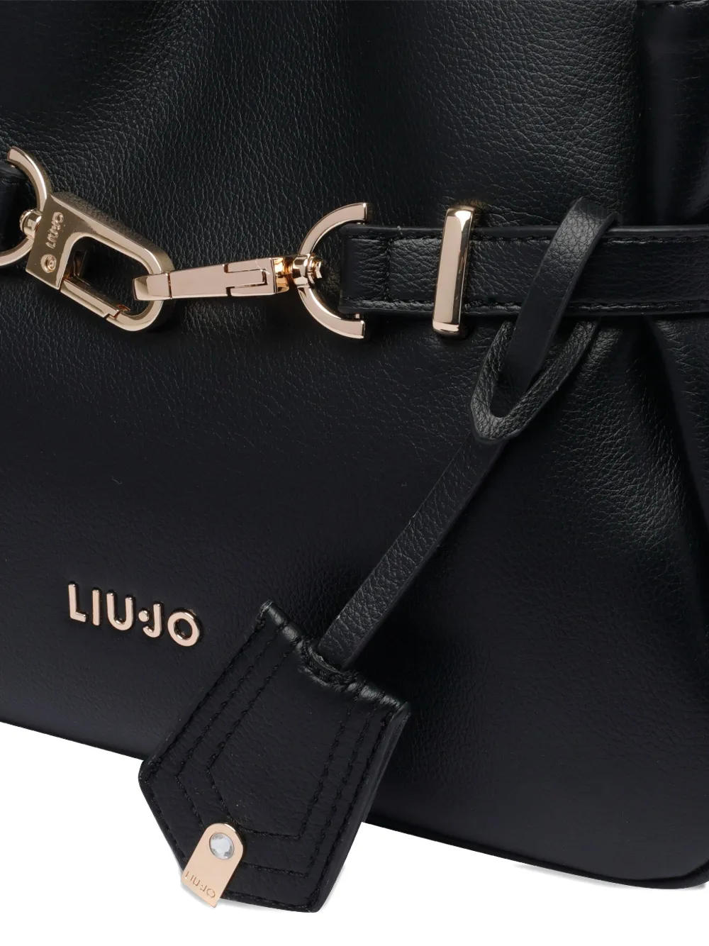 LIU JO Shopper met logo Zwart