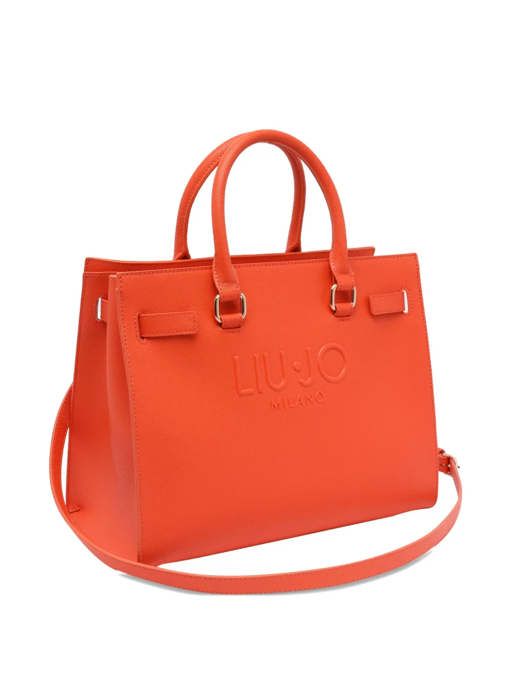 LIU JO Shopper met logo-reliëf Oranje