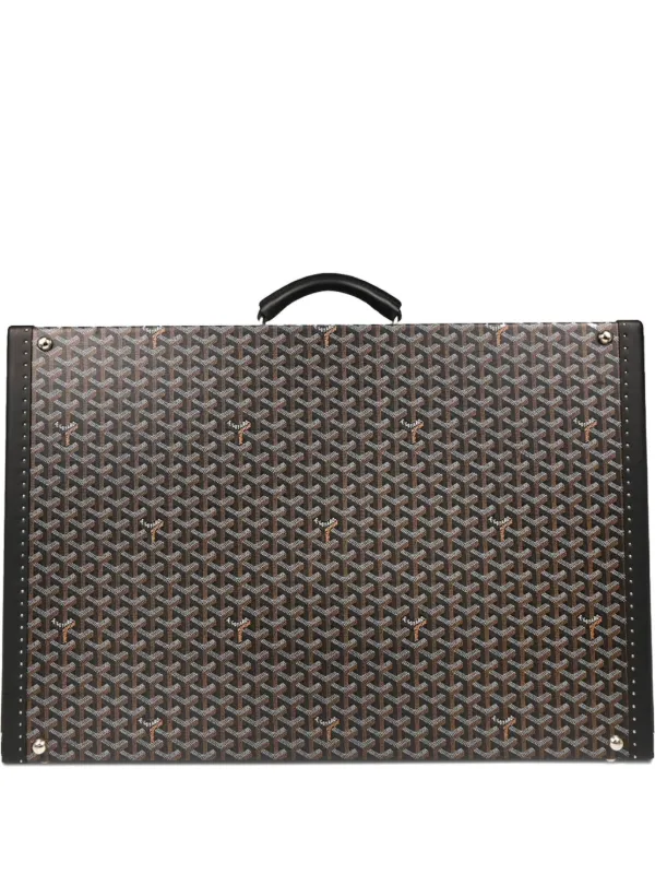 Goyard Pre-Owned 2017 Trunk Suitcase Black FARFETCH PH