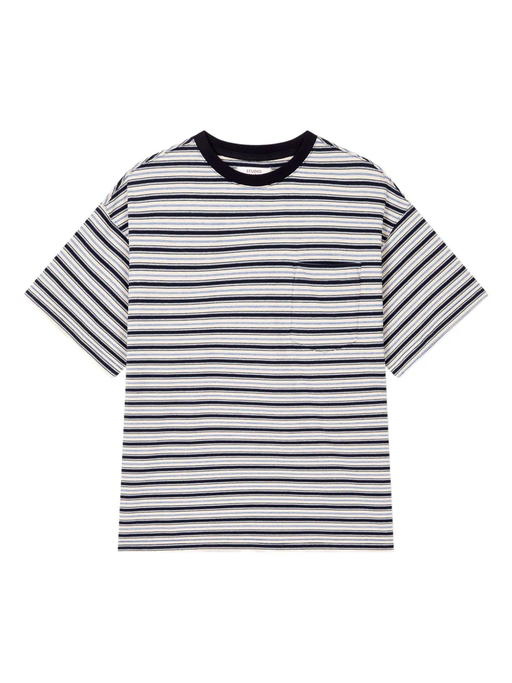 STUDIO TOMBOY Gestreept T-shirt met korte mouwen Blauw