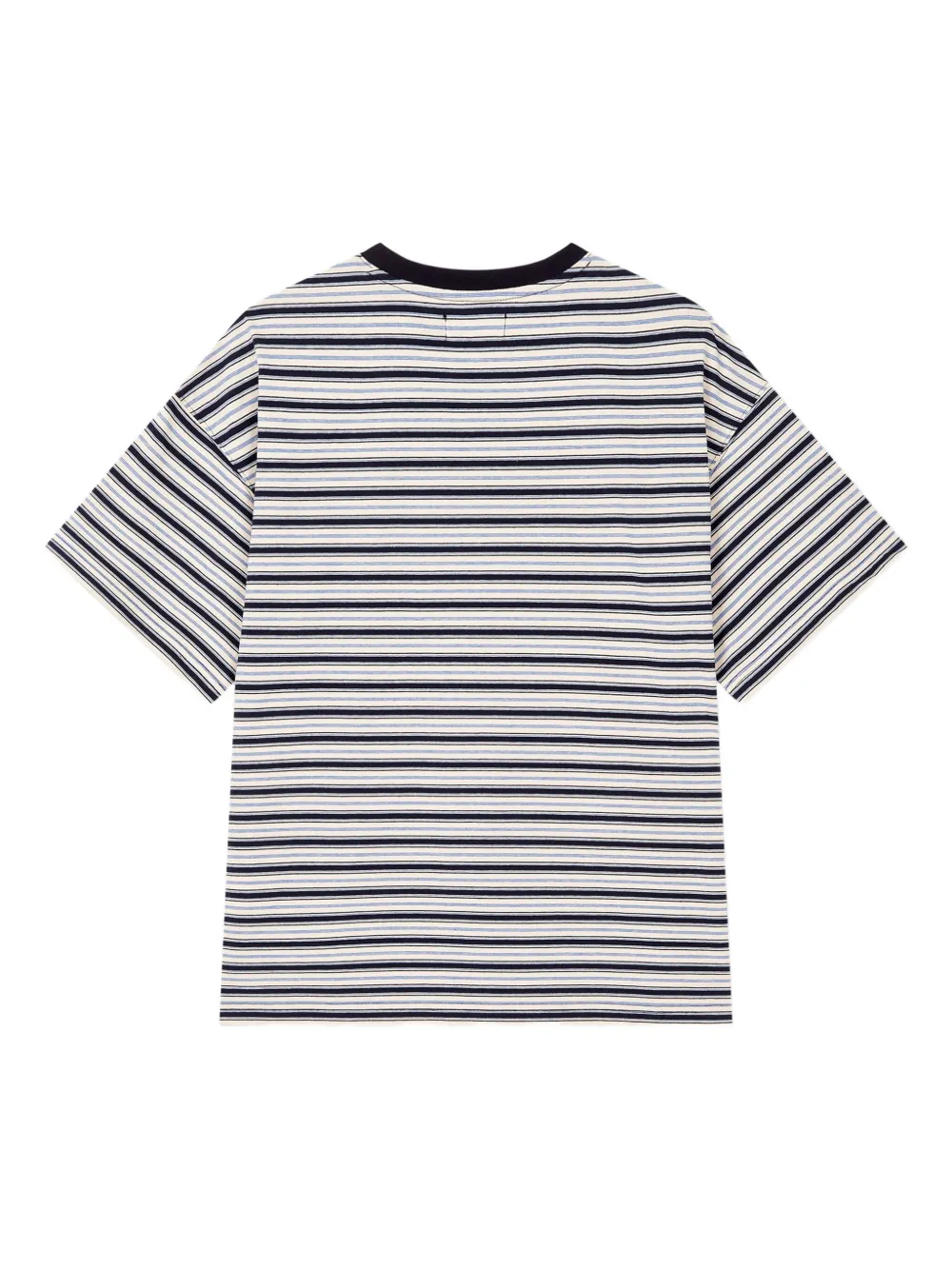 TOMBOY Gestreept T-shirt met korte mouwen - Blauw