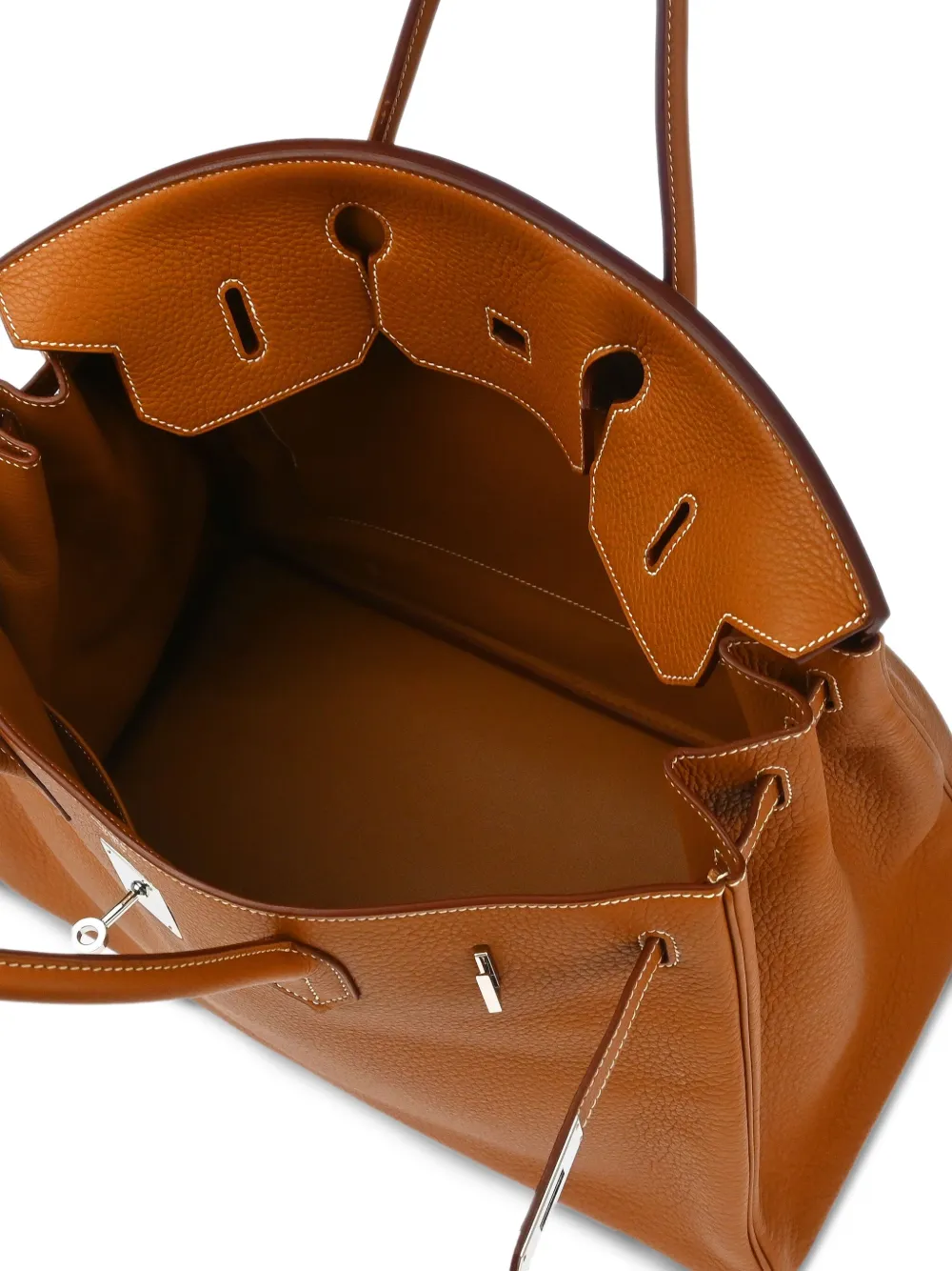 Pre-owned Hermes 2008 Birkin 40 Handbag In Brown