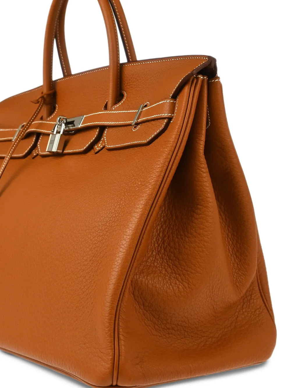 Pre-owned Hermes 2008 Birkin 40 Handbag In Brown