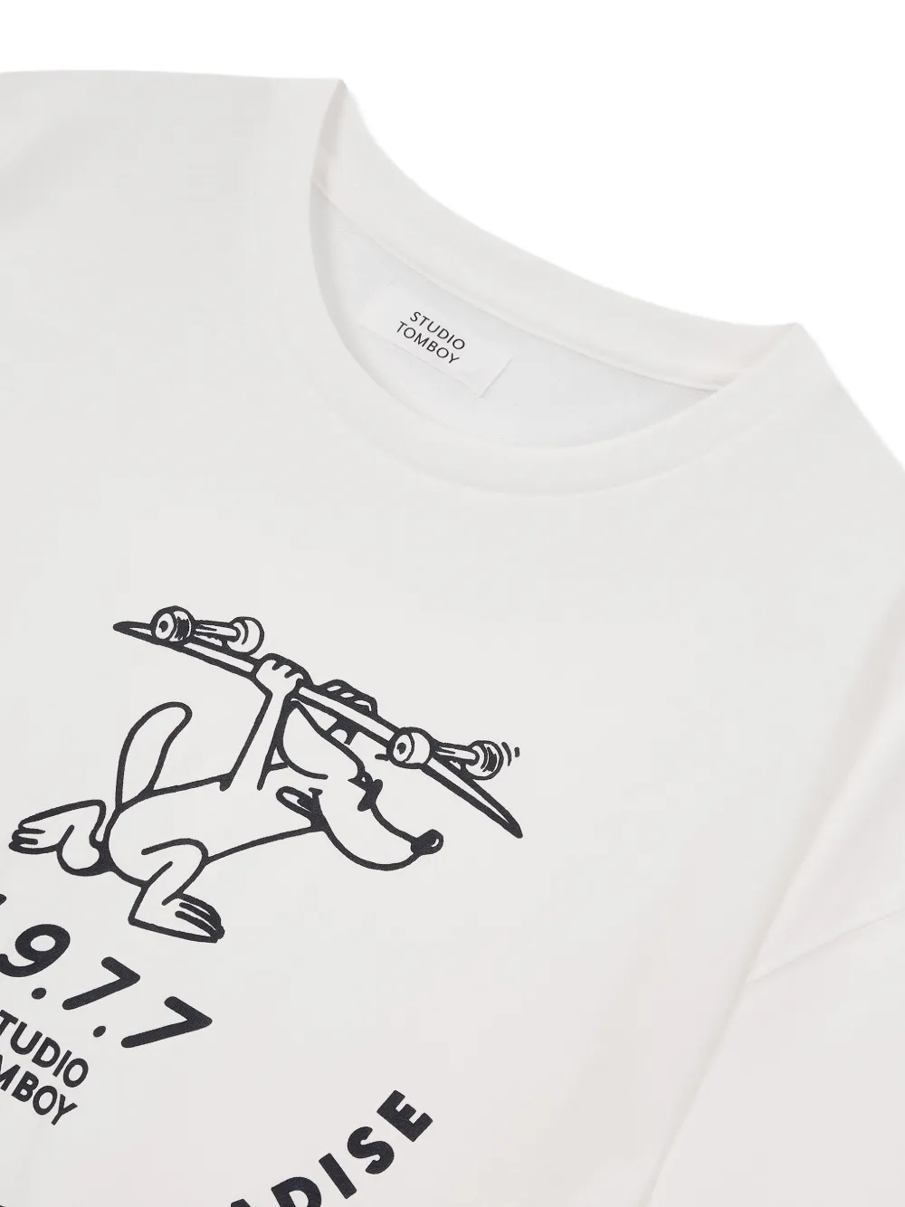 STUDIO TOMBOY T-shirt met grafische print Wit