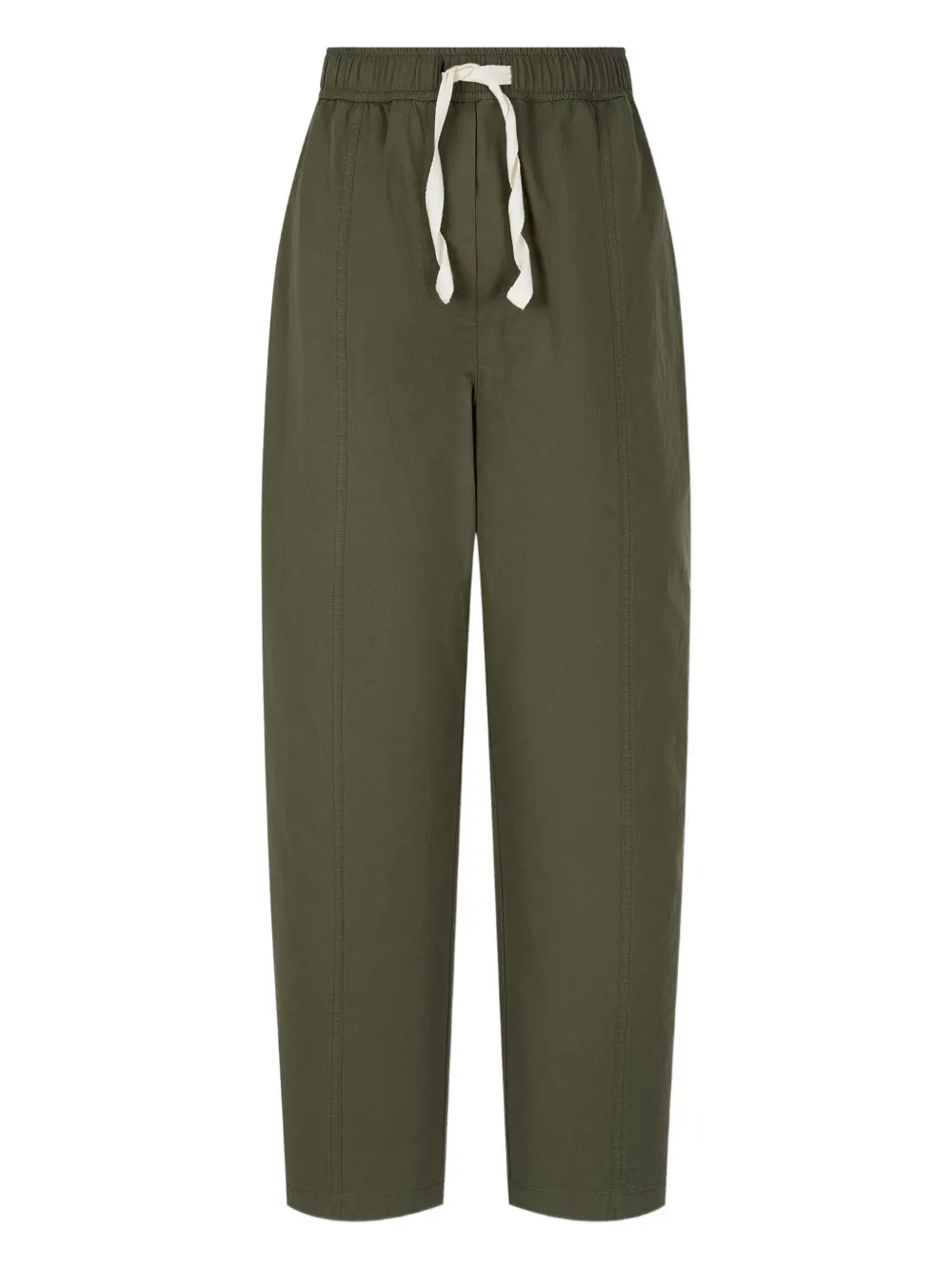 STUDIO TOMBOY elasticated drawstring trousers | Green | Image 1