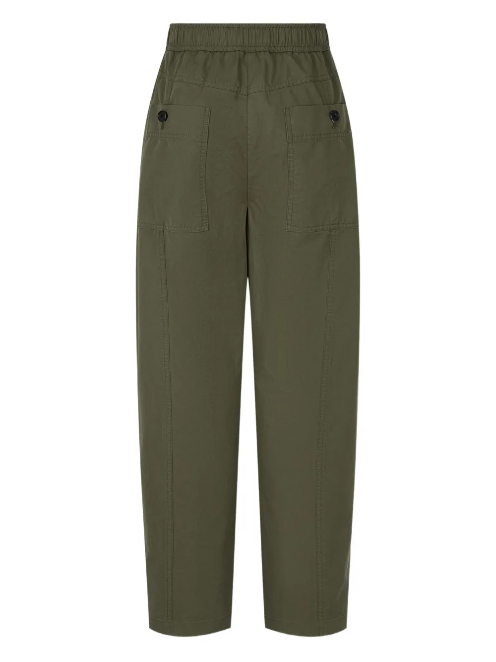 STUDIO TOMBOY elasticated drawstring trousers - Groen