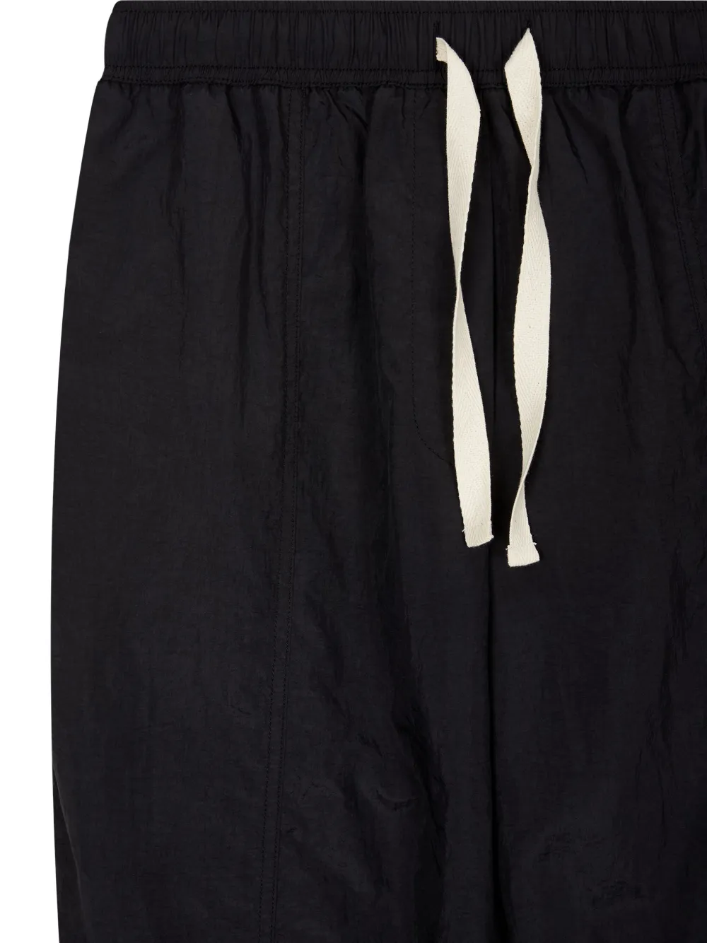 STUDIO TOMBOY Broek met trekkoordtaille Zwart