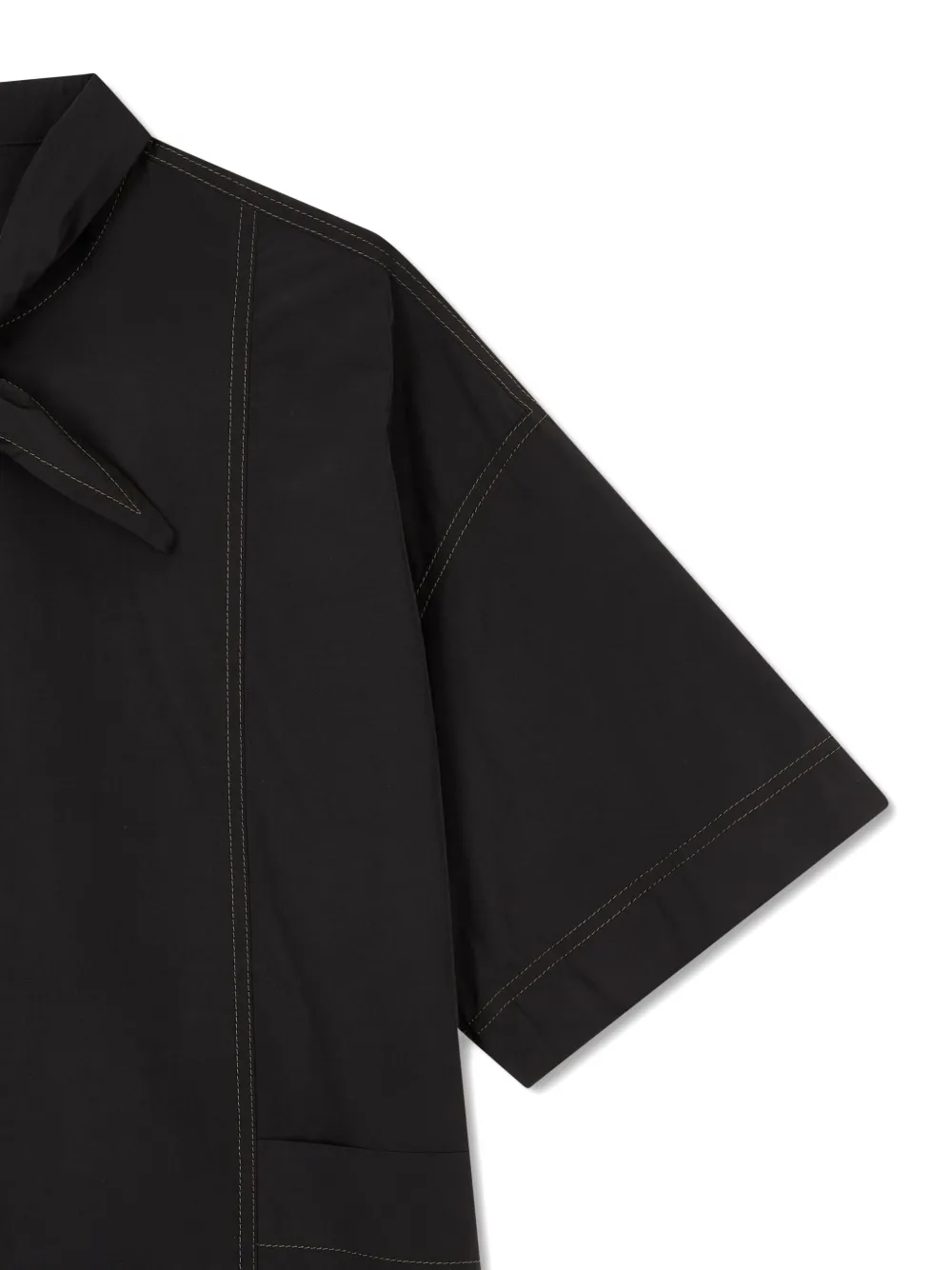 STUDIO TOMBOY collared dress Zwart