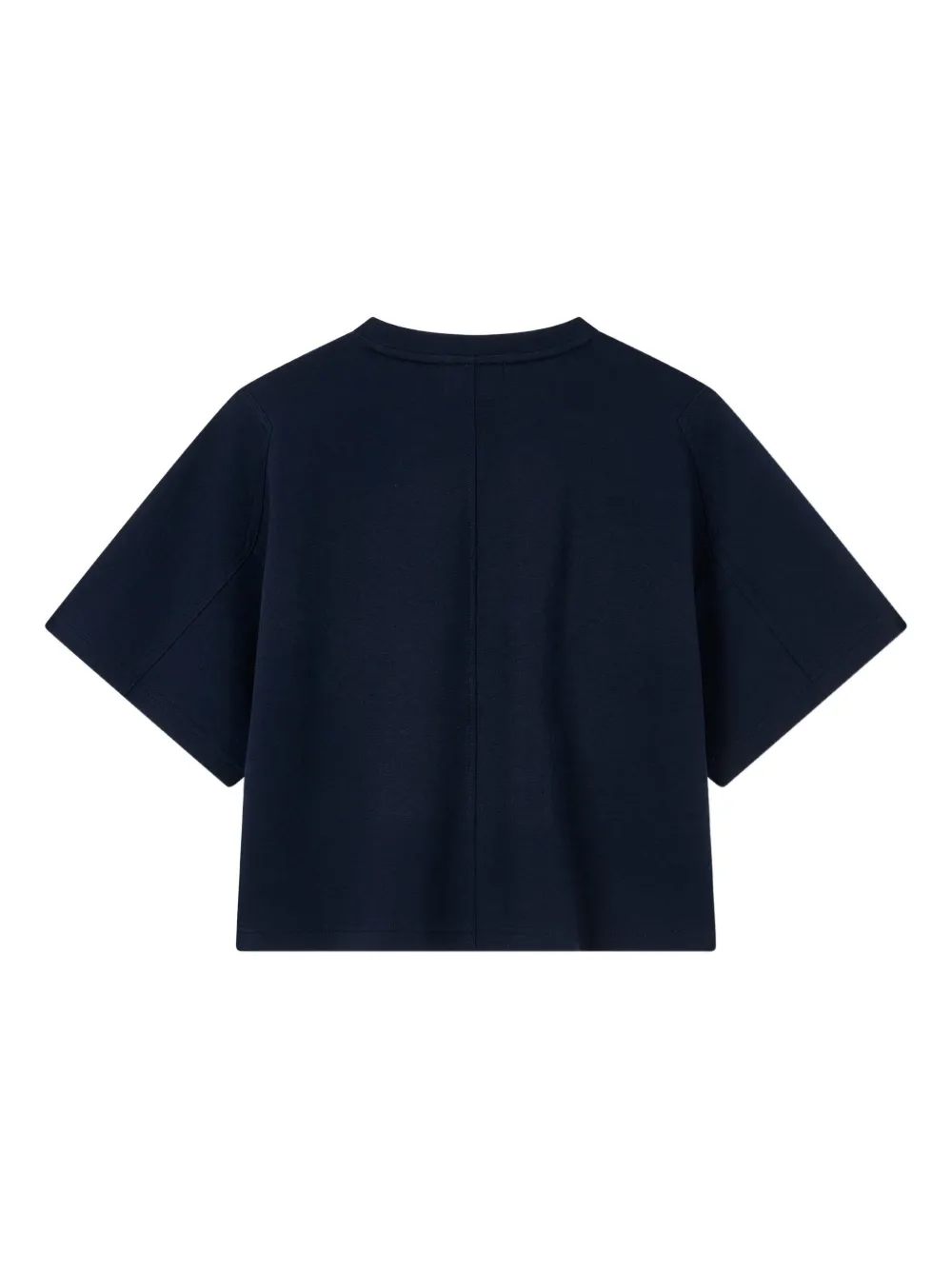 STUDIO TOMBOY graphic-logo cropped t-shirt Zwart