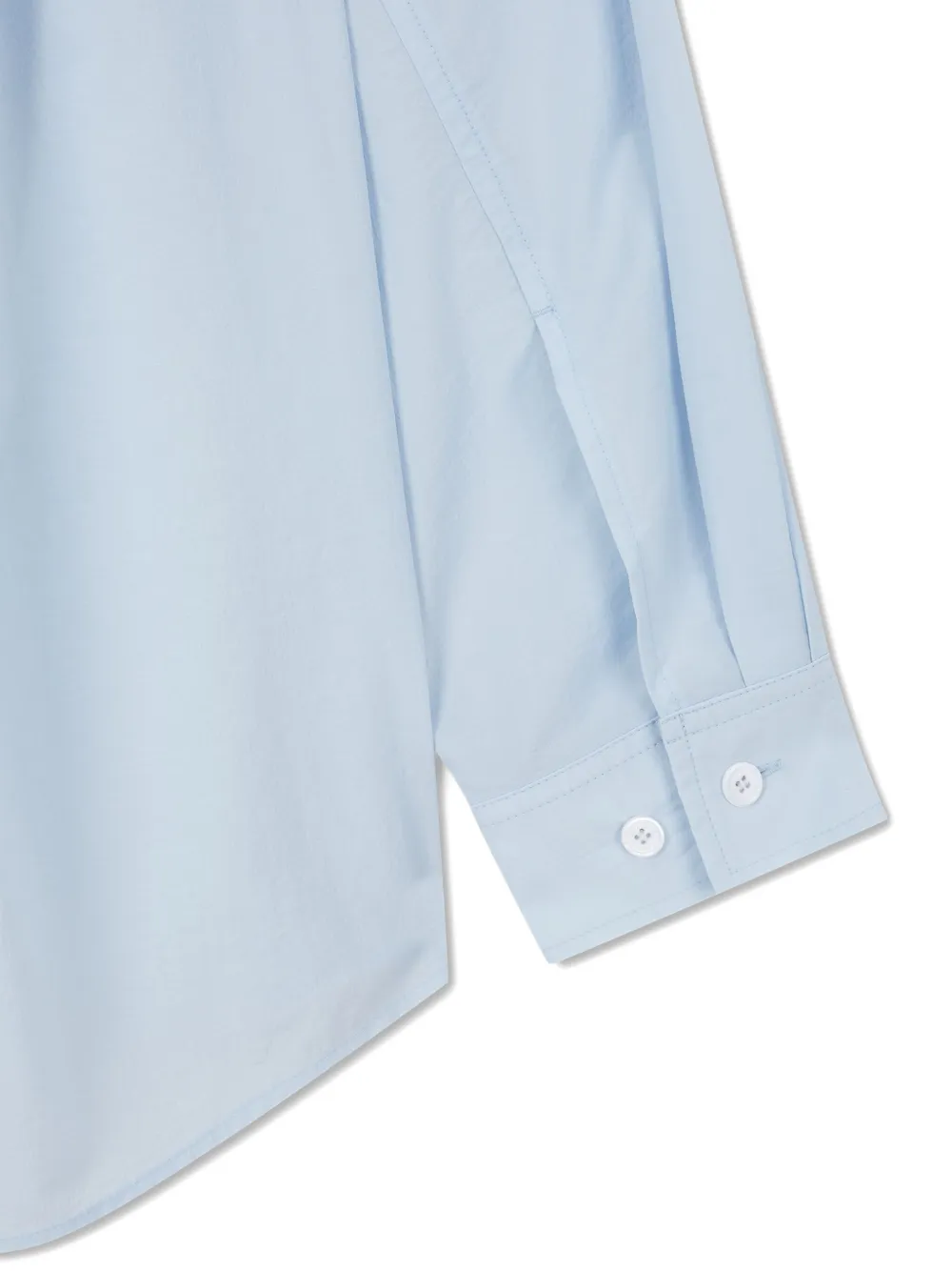 STUDIO TOMBOY Popeline blouse Blauw