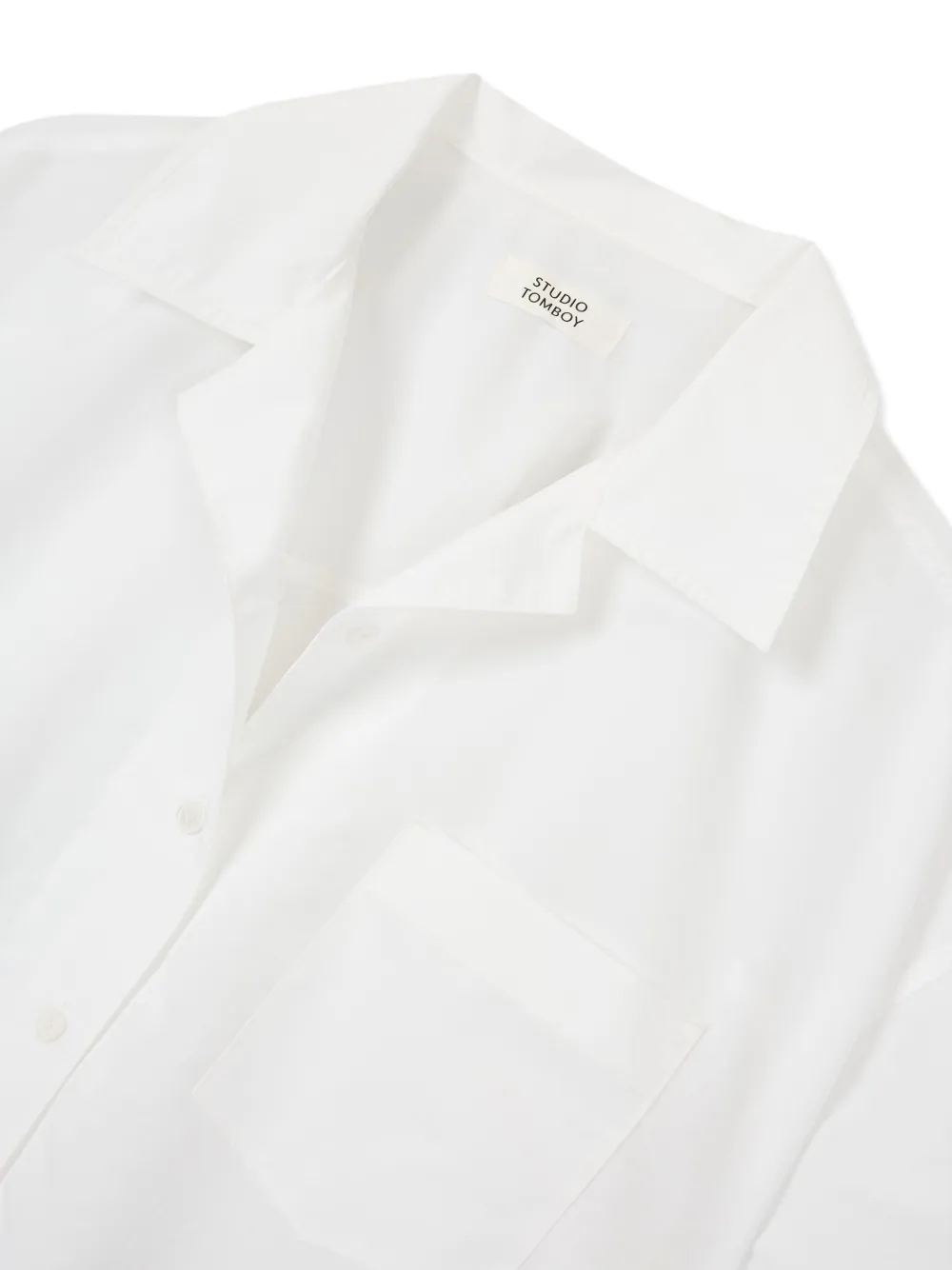 STUDIO TOMBOY Blouse met korte mouwen Wit