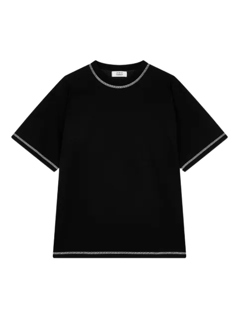 TOMBOY playera con costuras en contraste