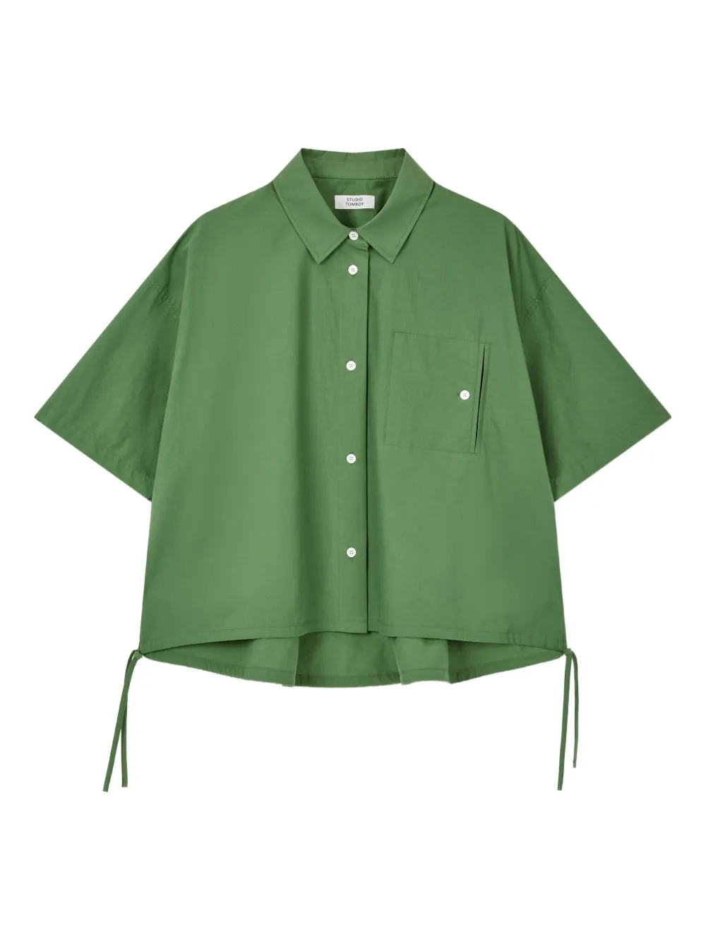 Studio Tomboy Short-sleeve Shirt In Green