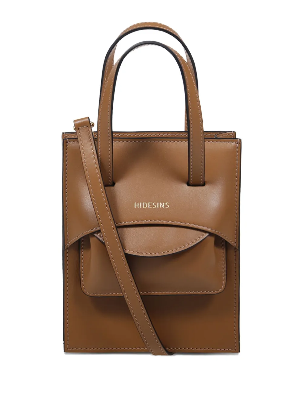 HIDESINS mini Flap tote bag | Brown | Image 1