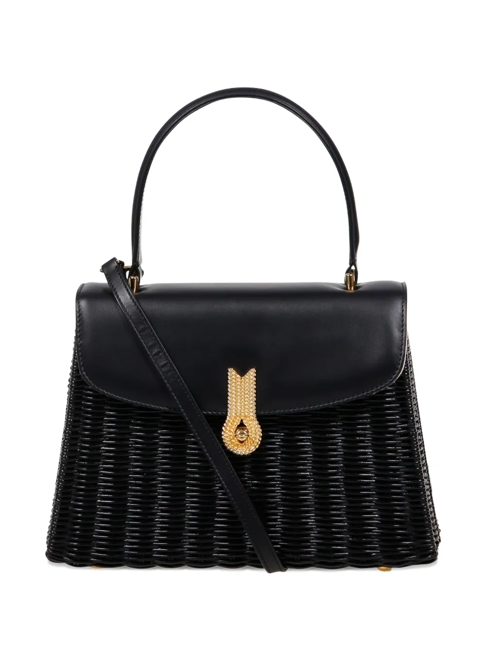 amato daniele Queen tote bag - ブラック amato daniele Queen tote bag - ブラック
