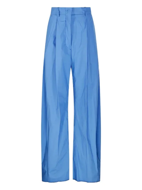 THELATEST cotton straight-leg trousers