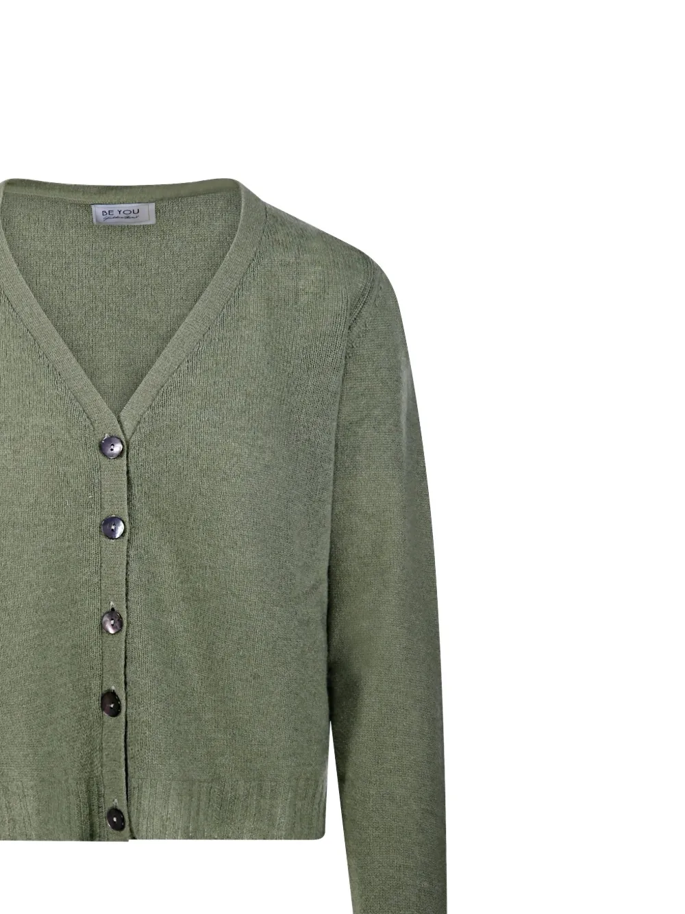 Beyou Cashmere Cardigan In Green