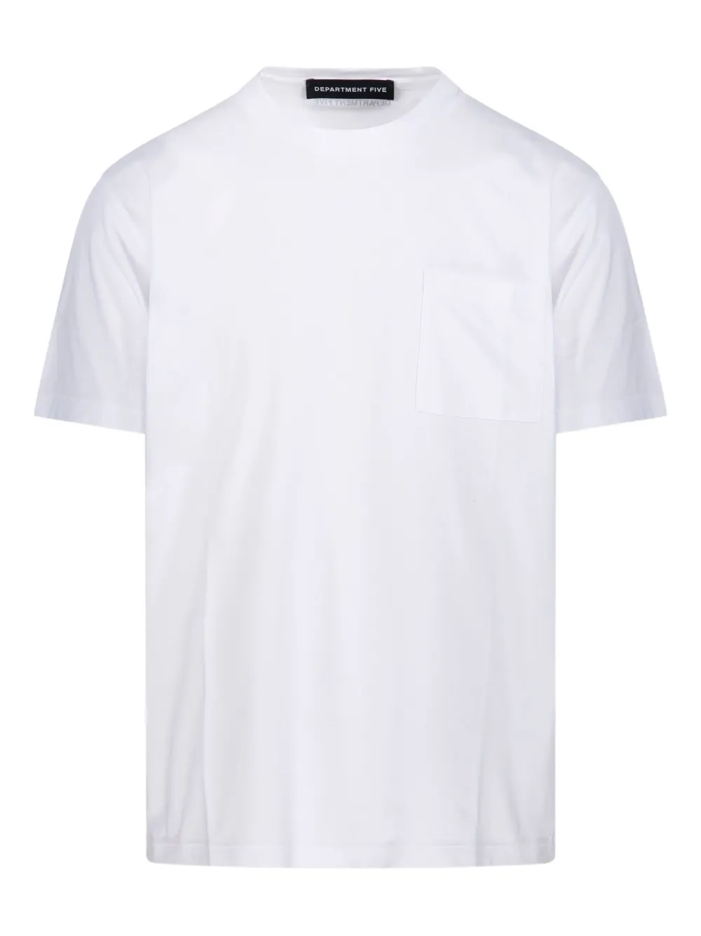 Department 5 playera con bolsillo de parche | blanco | Image 1