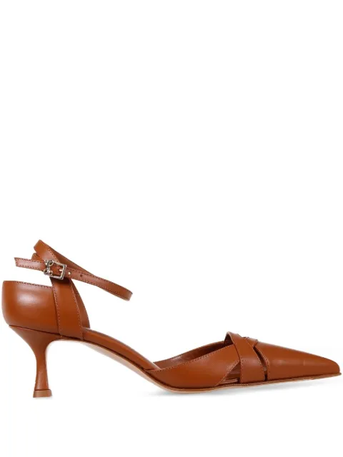 Sergio Levantesi Ester leather pumps