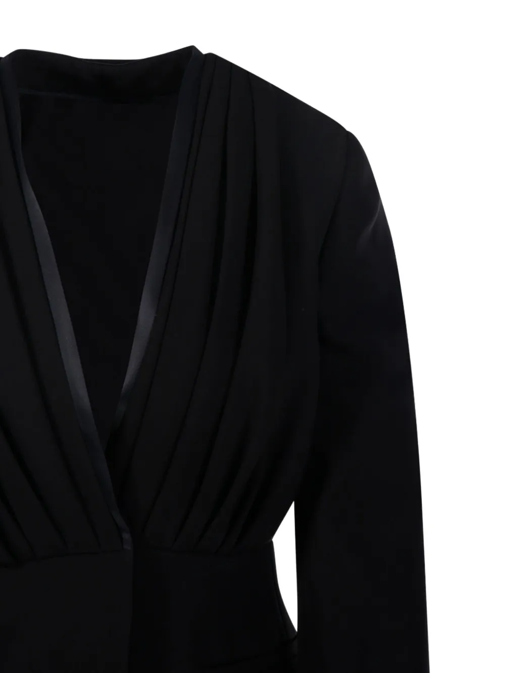 Max Mara Gedrapeerde blazer Zwart