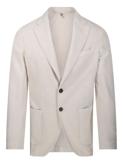 Santaniello linen-blend blazer