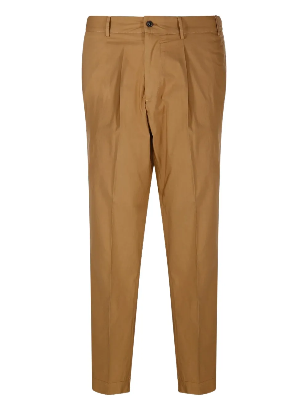 Santaniello pleat-detail trousers | Brown | Image 1