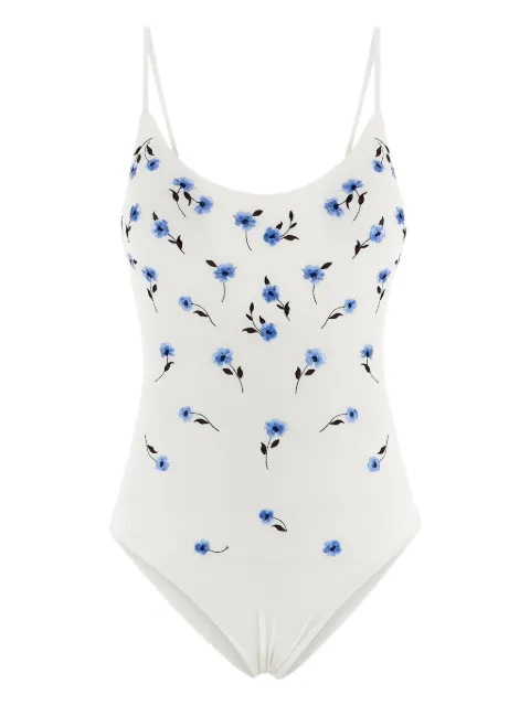 Fisico floral-print swimsuit