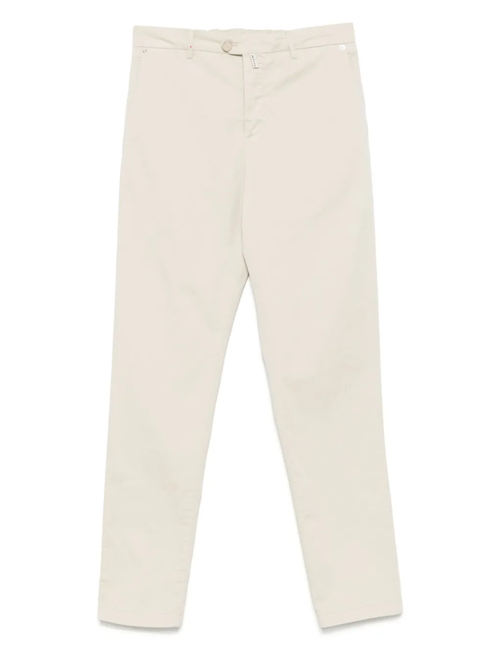 Kiton logo-patch chinos | Neutrals | Image 1