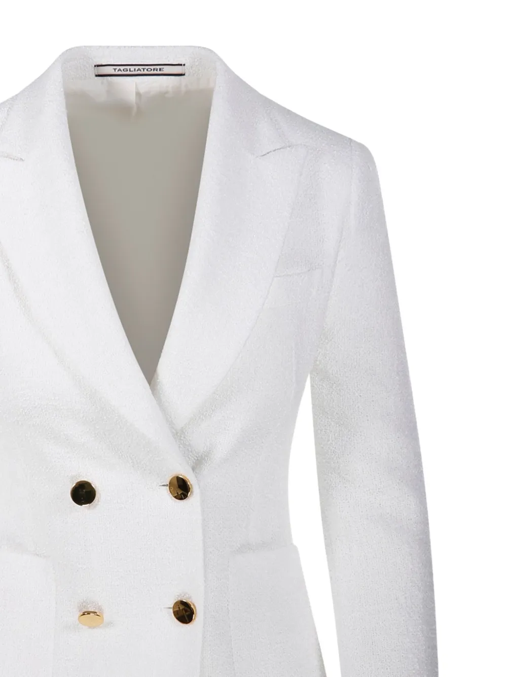 Tagliatore Blazer met dubbele rij knopen Wit