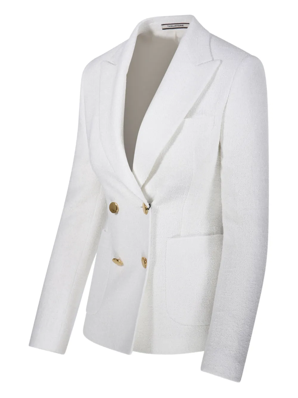 Tagliatore Blazer met dubbele rij knopen Wit