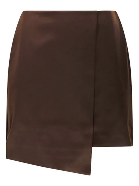 By Malene Birger Raye asymmetric satin mini skirt