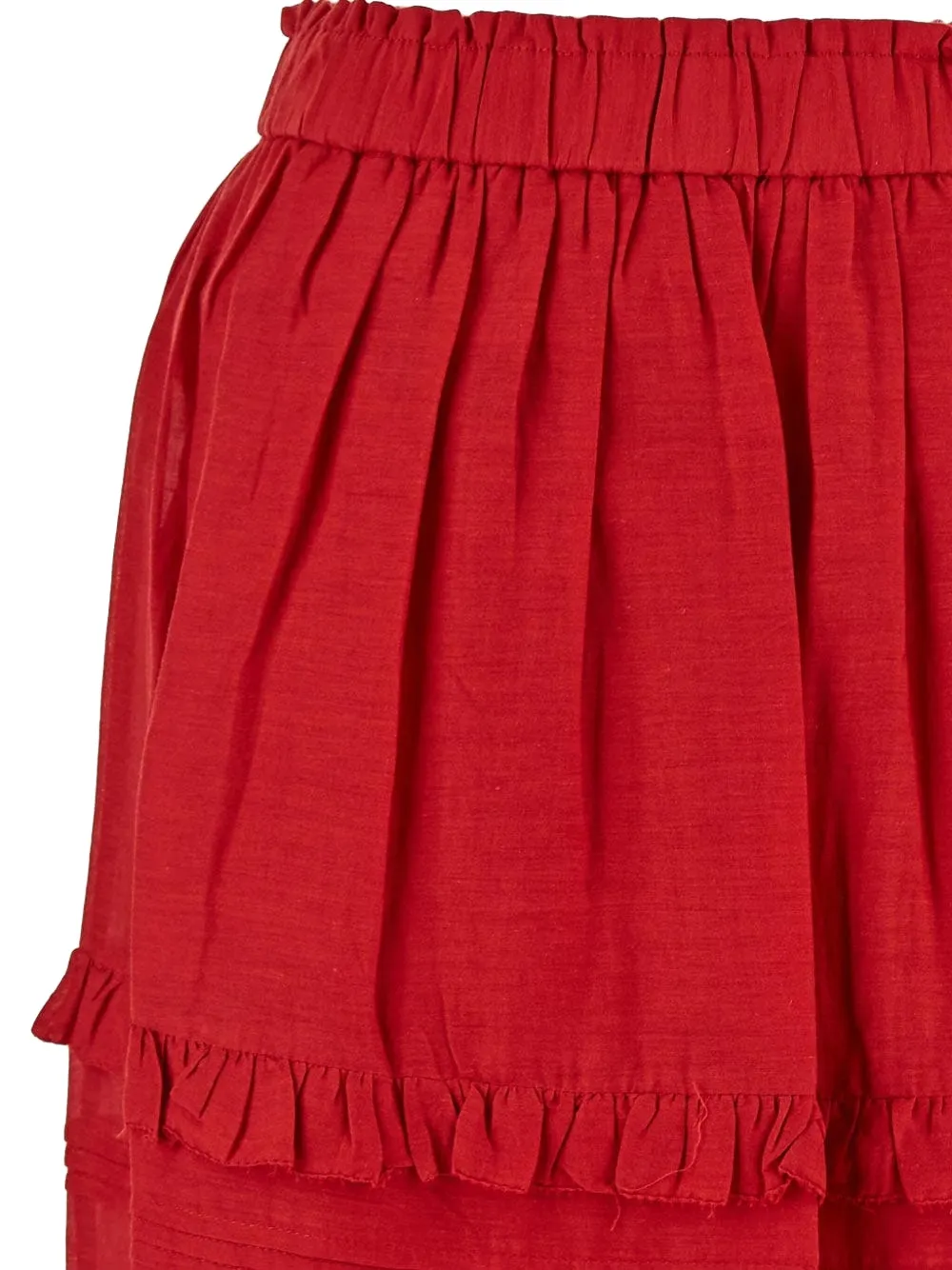 ISABEL MARANT Diya midi-rok Rood