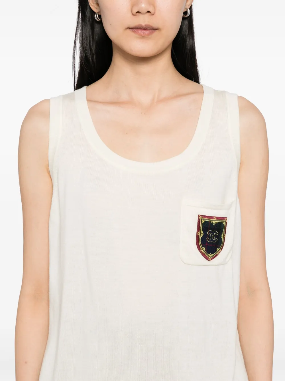 Pre-owned Chanel 2013-2014s Sleeveless Top