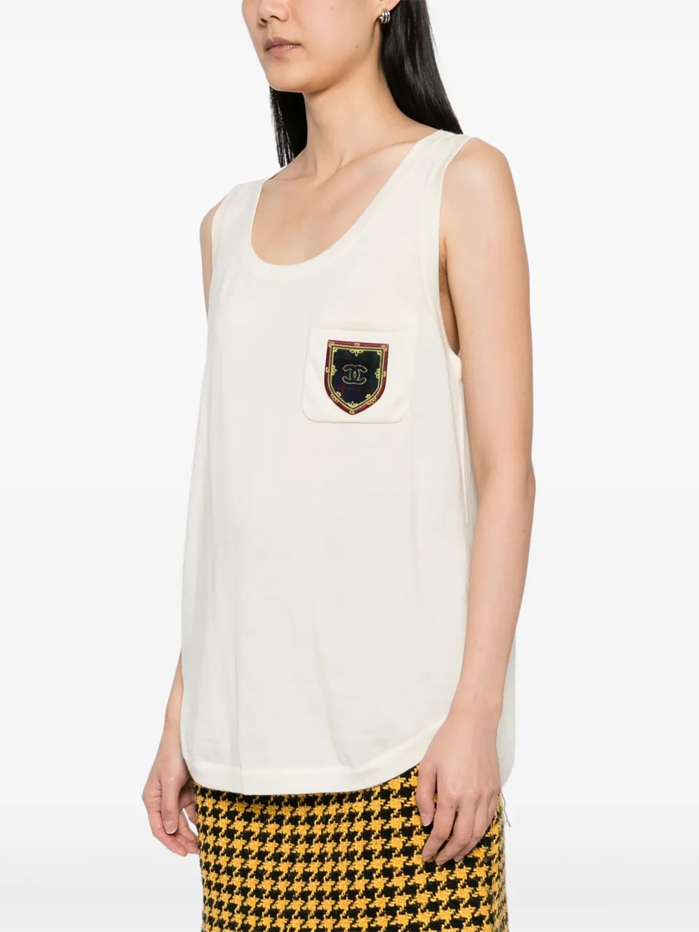 Pre-owned Chanel 2013-2014s Sleeveless Top