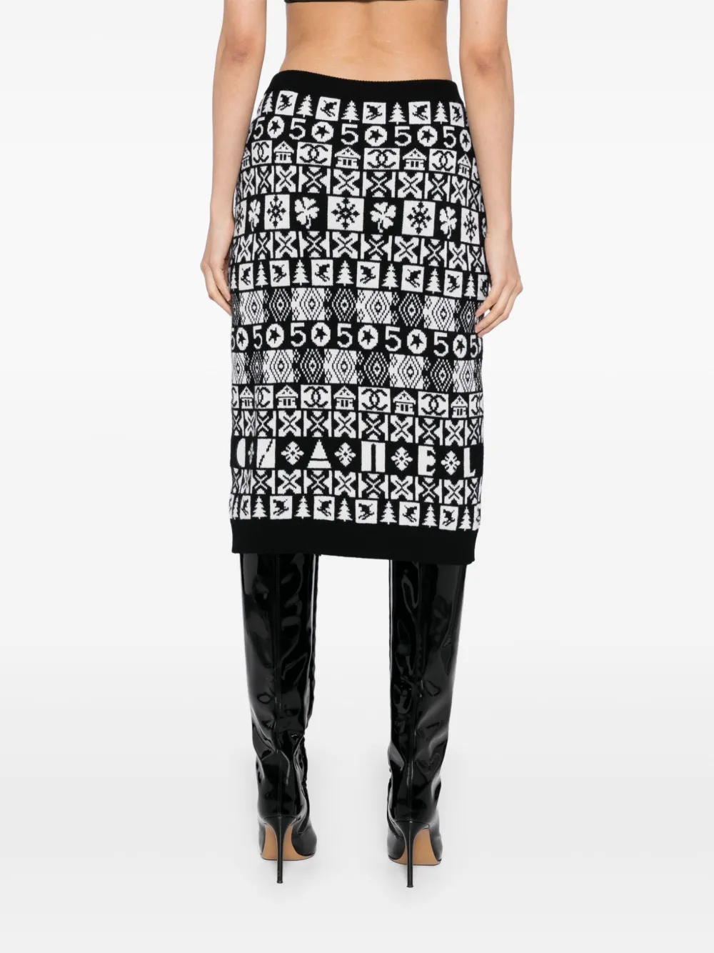 Pre-owned Chanel 2019 Knitted Skirt