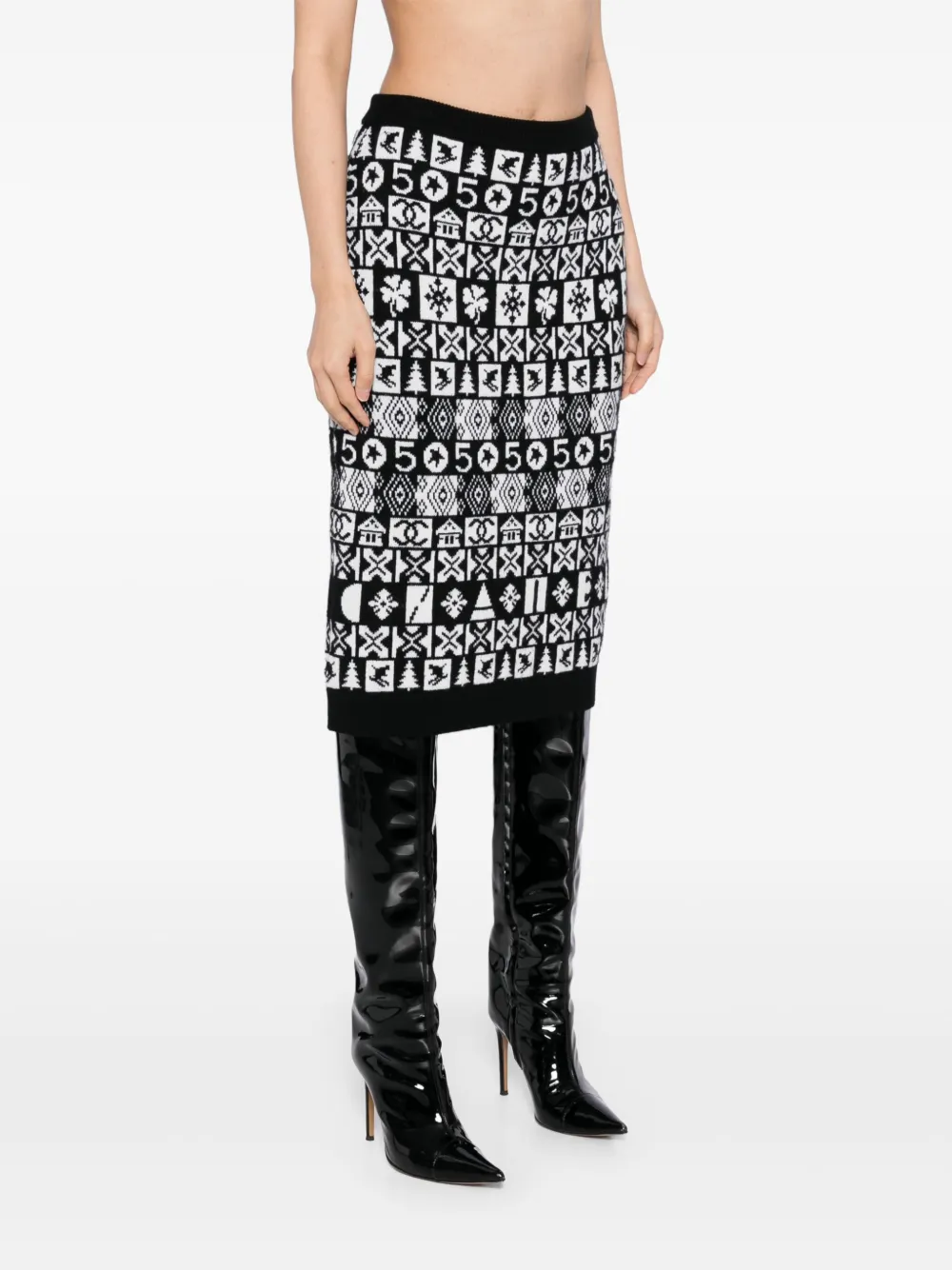 Pre-owned Chanel 2019 Knitted Skirt