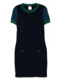 CHANEL Pre-Owned 2011-2012s knitted dress - Blue