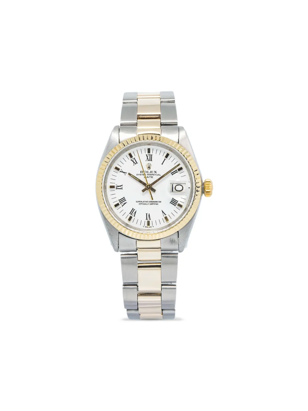Rolex pre-owned Date 34mm | White | Image 1