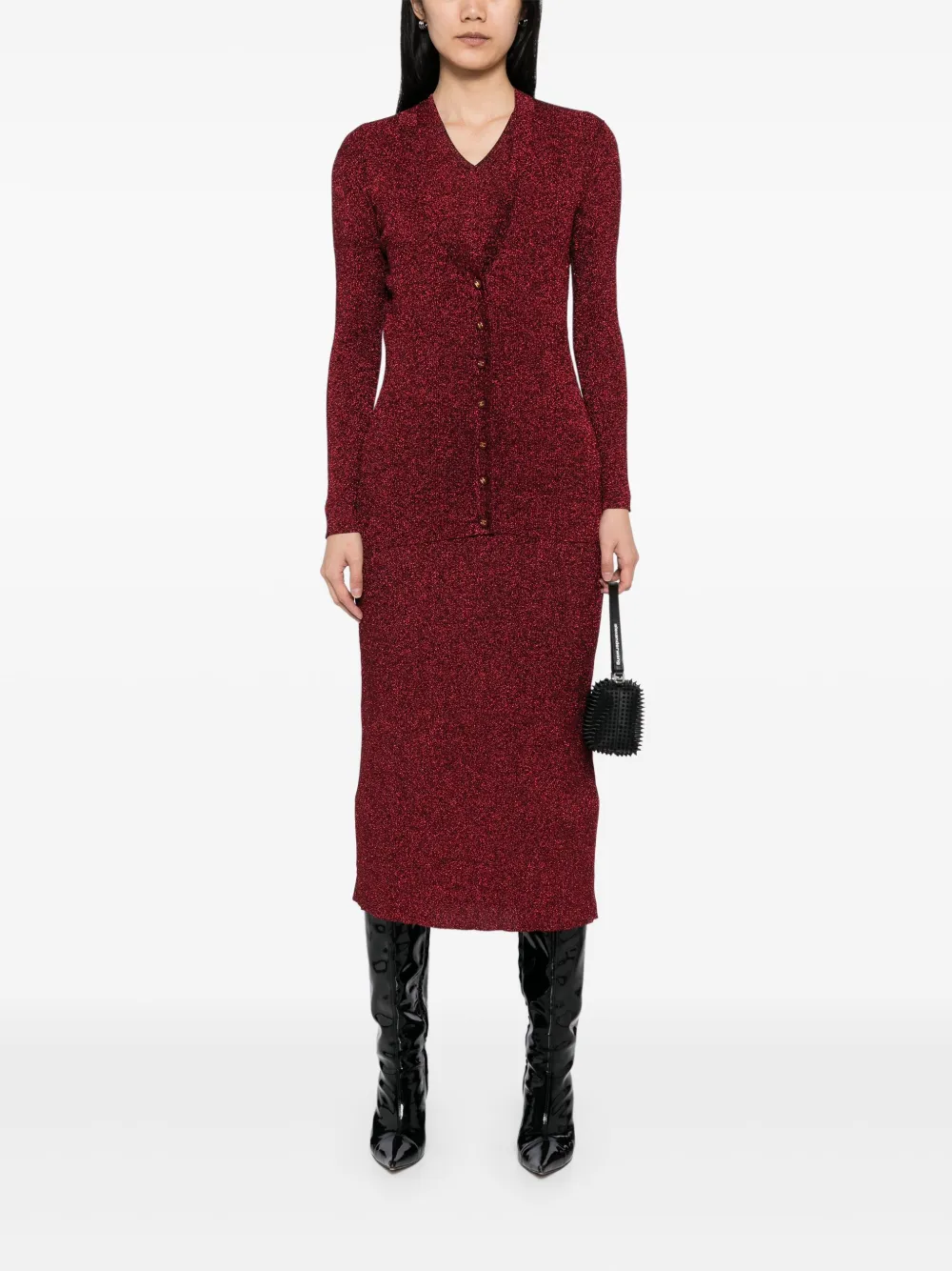 CHANEL Pre-Owned 1996 Setup vestjurk - Rood