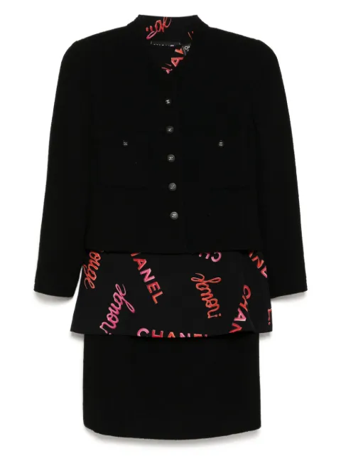 CHANEL Pre-Owned traje de falda 1996
