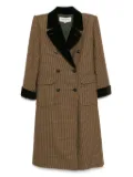 Saint Laurent Pre-Owned 1990-2000s double-breasted coat - Brown