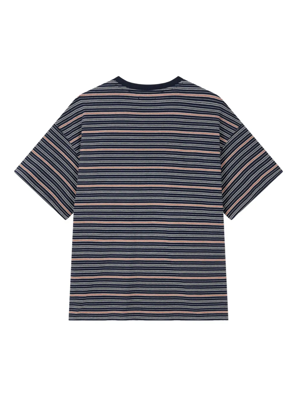 STUDIO TOMBOY T-shirt met gestreepte zak - Blauw