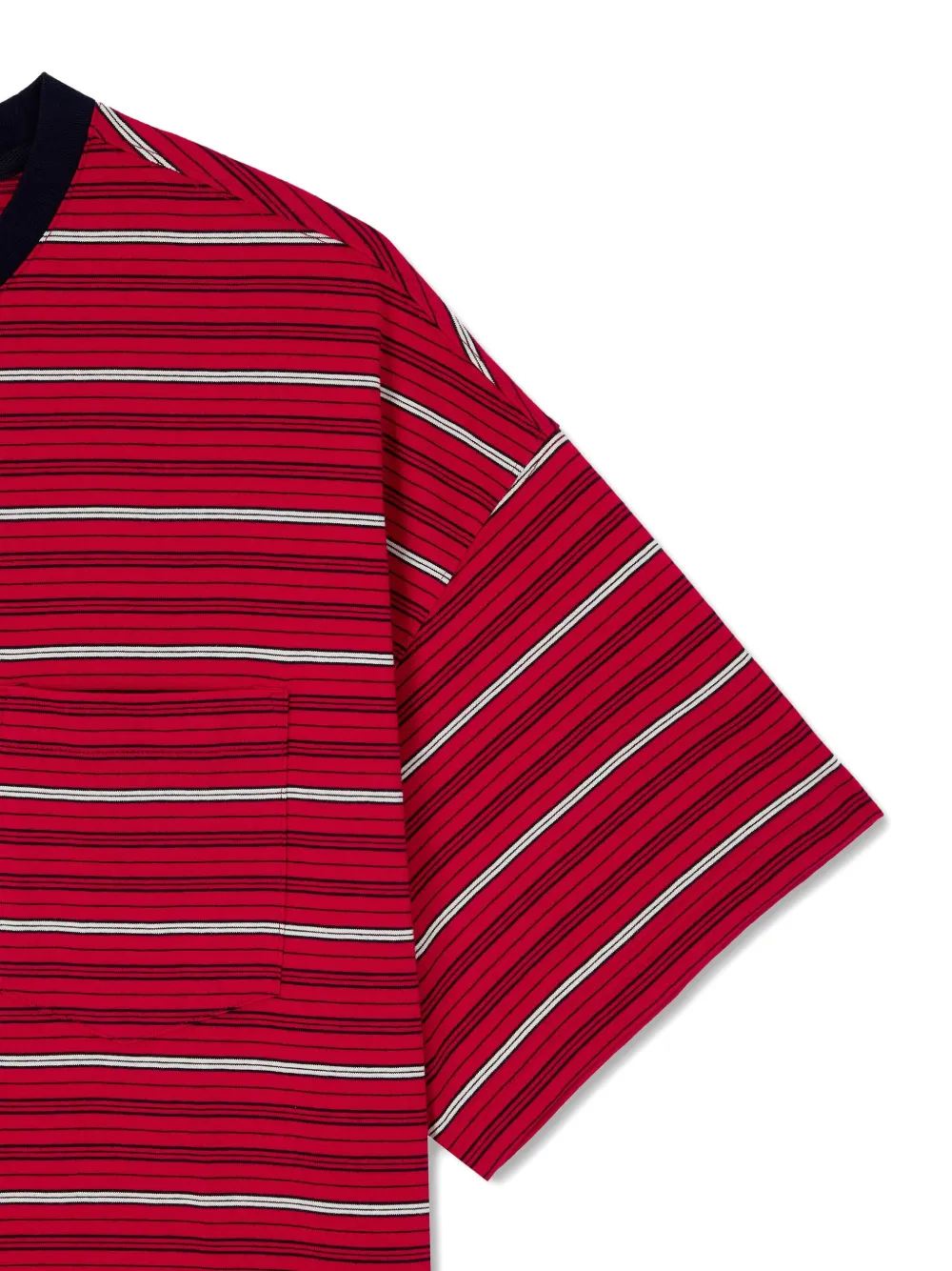 STUDIO TOMBOY Gestreept T-shirt met korte mouwen Rood