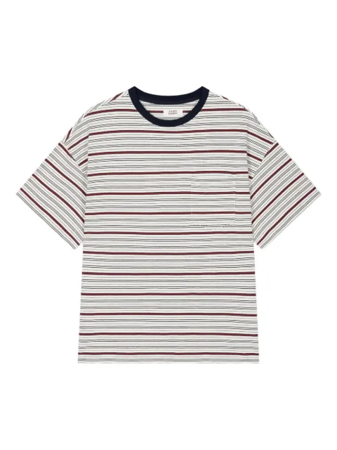 STUDIO TOMBOY t-shirt med randig ficka
