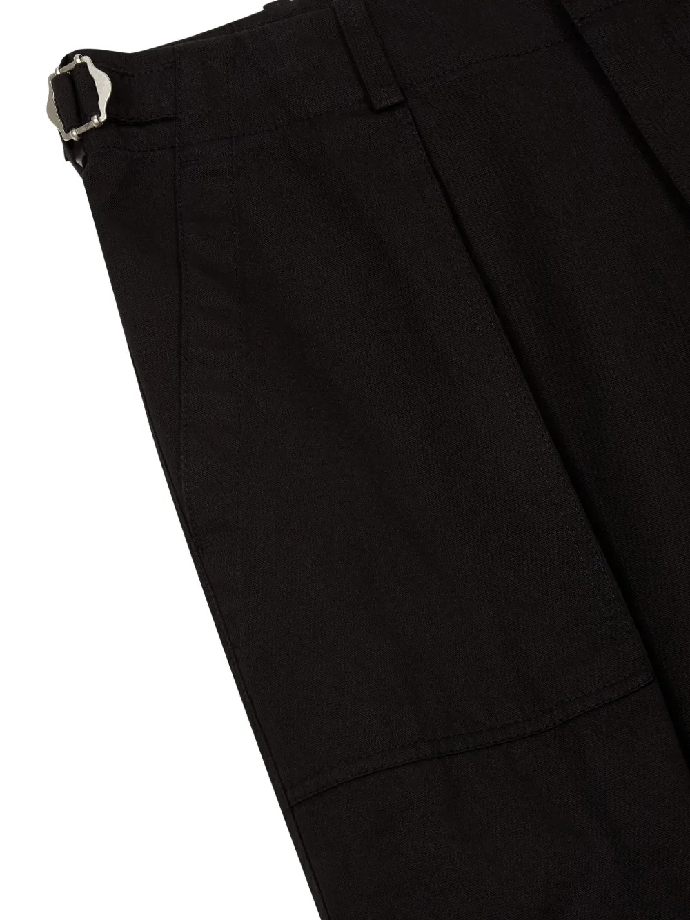 STUDIO TOMBOY Cargo broek met plooien Zwart