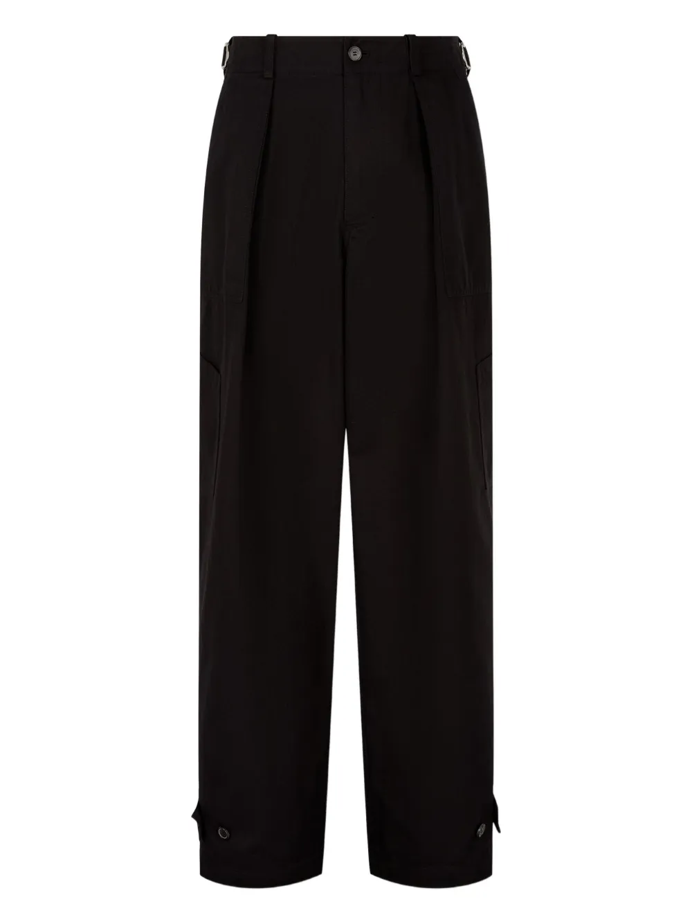 STUDIO TOMBOY pleat-detailed cargo trousers | Black | Image 1