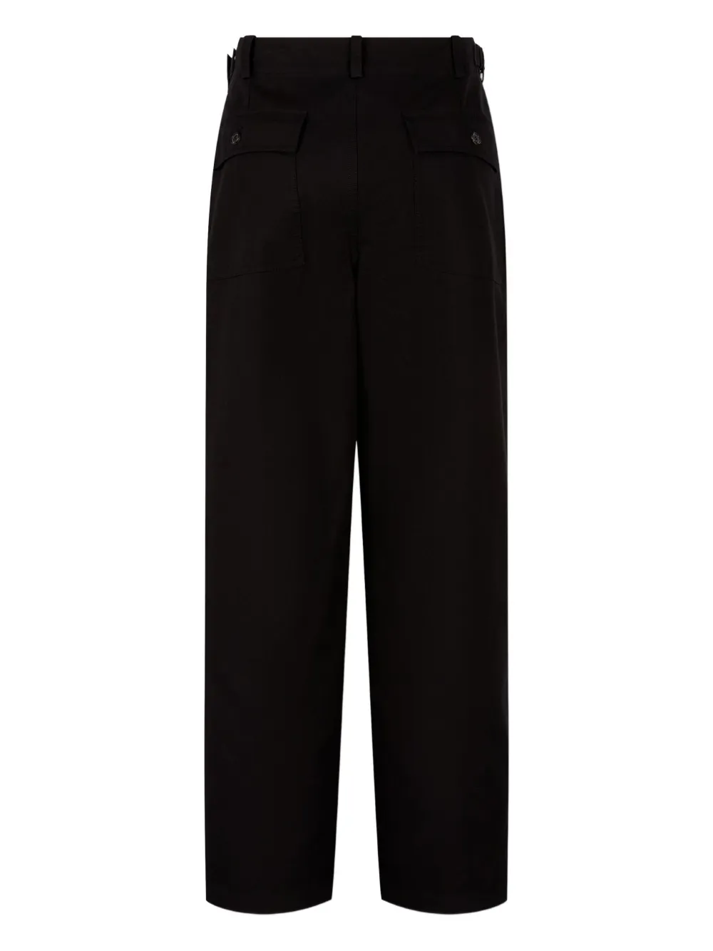 STUDIO TOMBOY pleat-detailed cargo trousers - Zwart