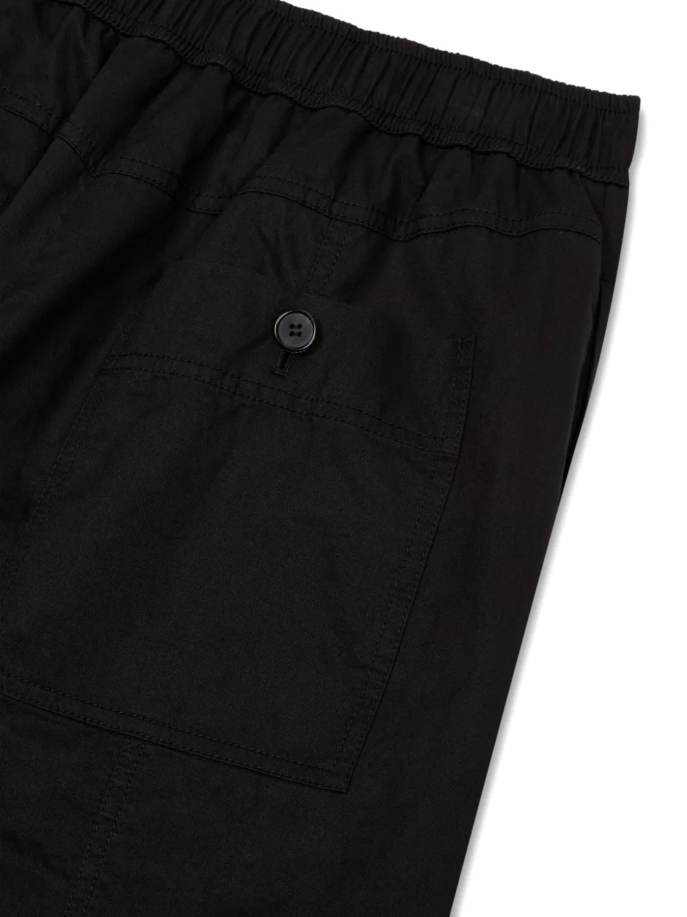 STUDIO TOMBOY Cargo broek met trekkoordtaille Zwart
